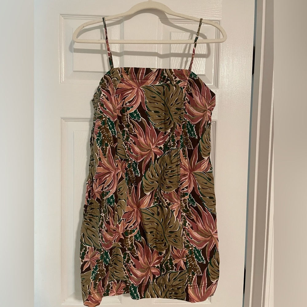 Madewell Goldie Mini Dress 100% Linen